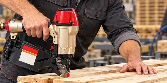 Illustrative pallet fastening detail